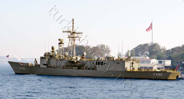 F-495 TCG Gediz in Istanbul.