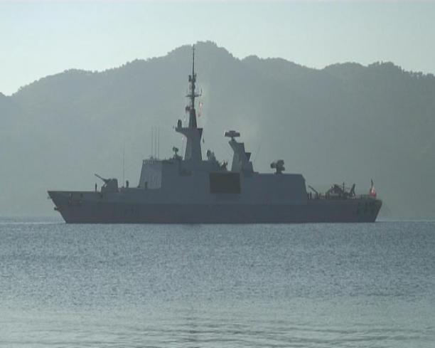 F-711 FS Surcouf arrives in Marmaris. Photo: haber7.com