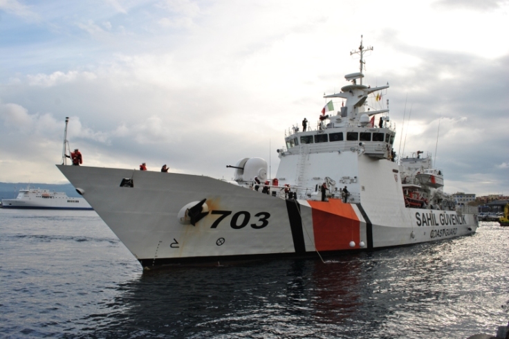 SG-703 TCSG Umut, docking in Messina. Photo: essepress.com