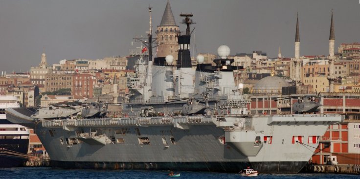 HMS Illustrious in Istanbul. 16 May 2008